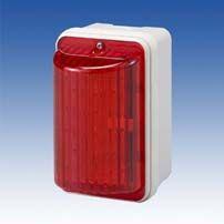 LF-100RA_LEDフラッシュライト レッド AC100V_TAKEX(竹中エンジニアリング)